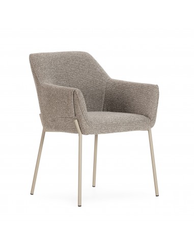 Silla con brazos de diseño SUMA, tapizado en...