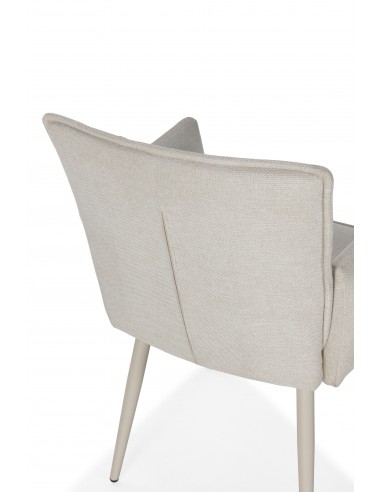 Silla con brazos de diseño VESTA tapizado en...