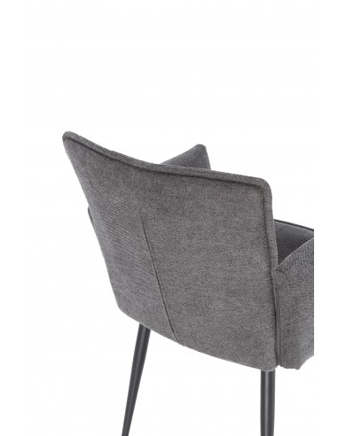 Silla con brazos de diseño VESTA tapizado en...