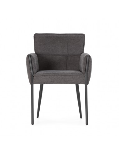 Silla con brazos de diseño VESTA tapizado en...