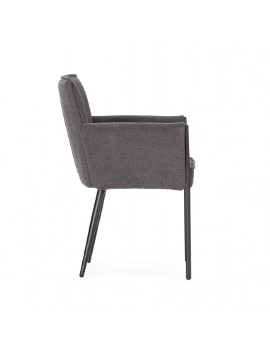 Silla con brazos de diseño VESTA tapizado en...