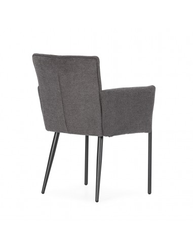 Silla con brazos de diseño VESTA tapizado en...
