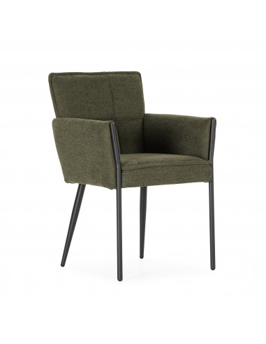 Silla con brazos de diseño VESTA tapizado en...