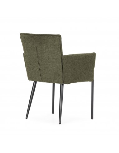 Silla con brazos de diseño VESTA tapizado en...