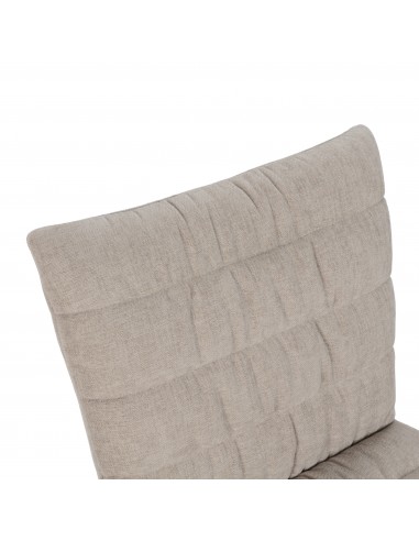 Silla de diseño NAOMI tapizada en tela con...