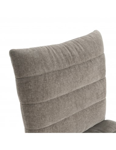 Silla de diseño NAOMI tapizada en tela con...