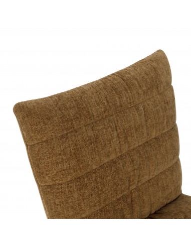 Silla de diseño NAOMI tapizada en tela con...