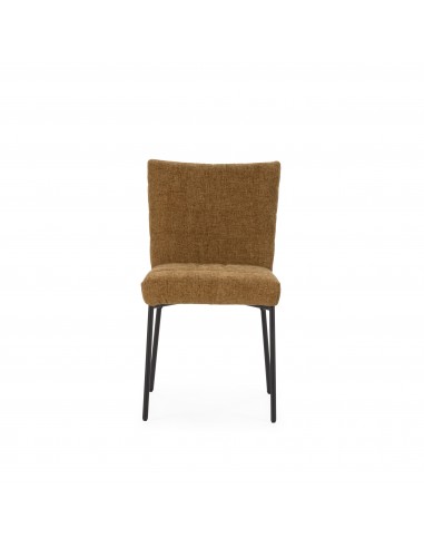 Silla de diseño NAOMI tapizada en tela con...