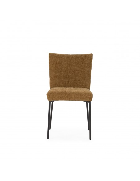 Cadeira NAOMI em tecido com pés em metal