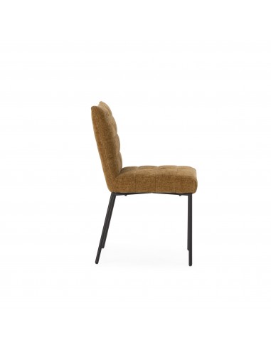 Silla de diseño NAOMI tapizada en tela con...