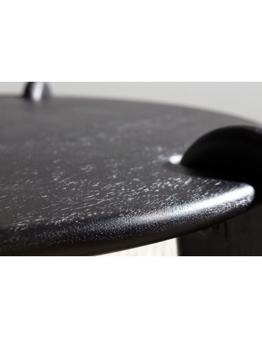 Mesa de centro redonda TAMIRA 80, em madeira de...