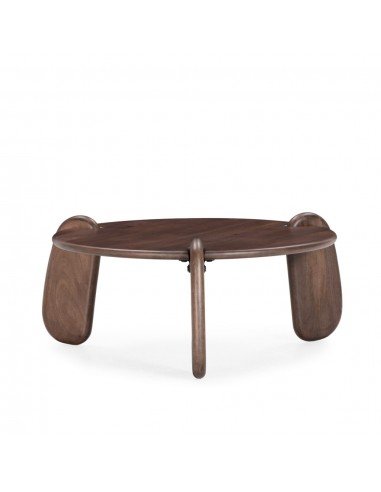 Mesa centro redonda TAMIRA 80 em madeira manga...