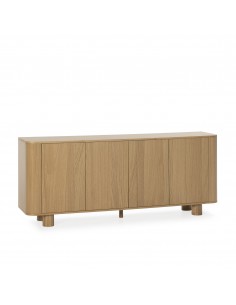 Aparador minimalista PADOC 180, 4 portas, folheado a...