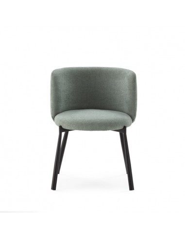 Butaca GINNY Tapizada en Tela con Patas de...