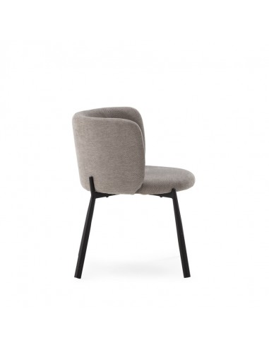 Butaca GINNY Tapizada en Tela con Patas de...