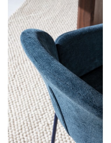 Silla con brazos ASLiN Tapizada en Tela con...