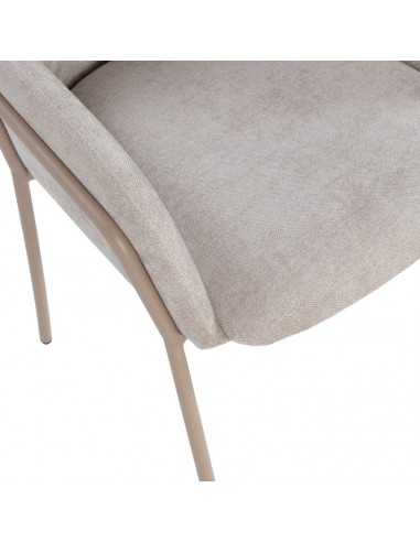 Silla con brazos ASLiN Tapizada en Tela con...