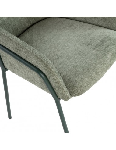 Silla con brazos ASLiN Tapizada en Tela con...