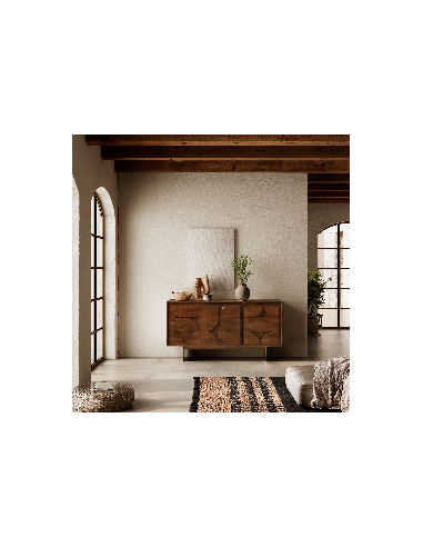 Aparador de diseño geométrico TRISHA 145, 3...