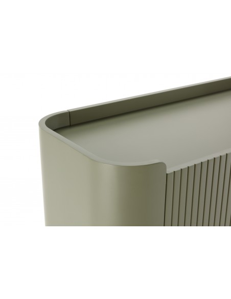 Aparador WILLA 200 com design moderno e minimalista, lacado verde.