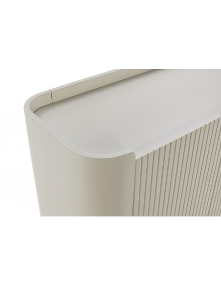 Aparador de diseño moderno minimalista WILLA 200, lacado crema