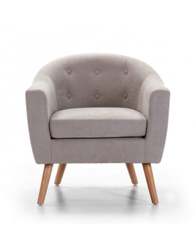 POLTRONA DE DESIGN CONTEMPORÂNEO LIMA, tela, capitoné