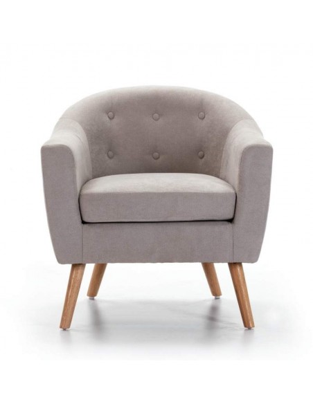 POLTRONA DE DESIGN CONTEMPORÂNEO LIMA, tela, capitoné