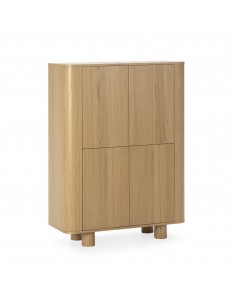 Aparador roble cubo Alto minimalista PADOC 100 x 133