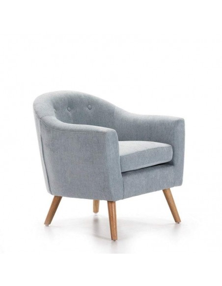 BUTACA DE DISEÑO CONTEMPORANEO LIMA, tela, capitoné