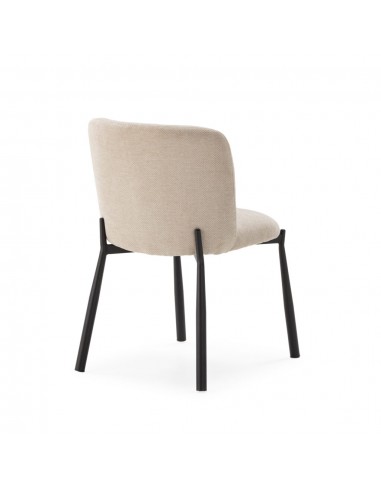 Silla de diseño GINNY Tapizada en Tela con...