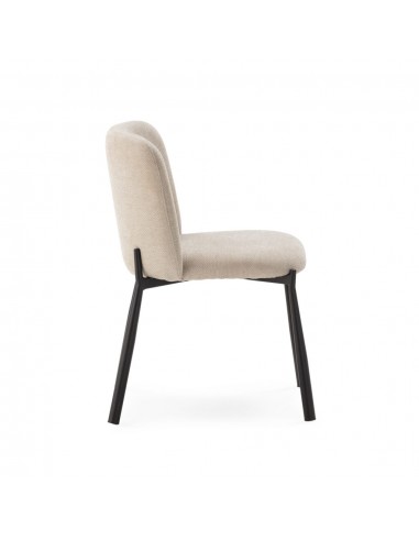 Silla de diseño GINNY Tapizada en Tela con...