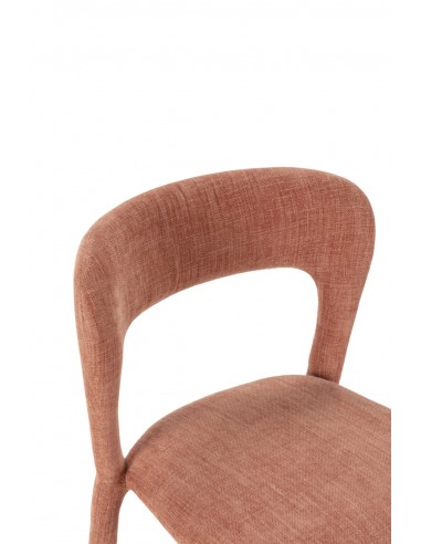 Silla de diseño orgánico LILIA, tapizado...