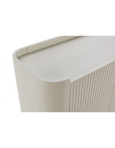 Aparador alto de diseño WILLA 100 cm crema en MDF