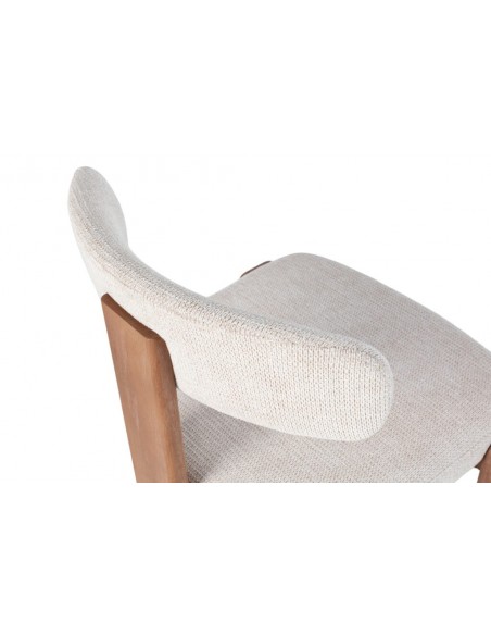 Silla de diseño contemporáneo NADIA con Estructura de Roble Lavado