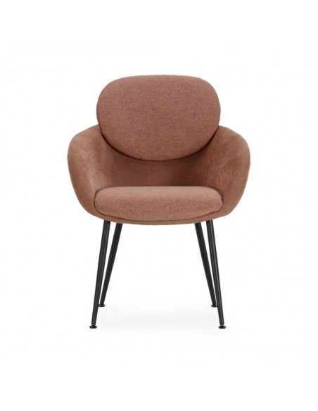 Silla con brazos de diseño moderno NURE tapizado combi