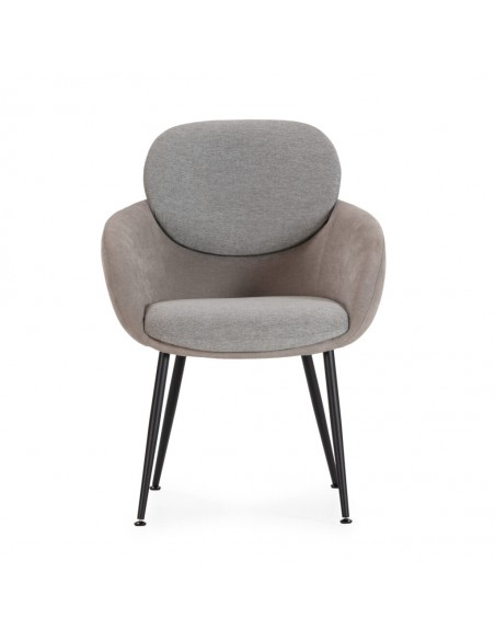 Silla con brazos de diseño moderno NURE tapizado combi