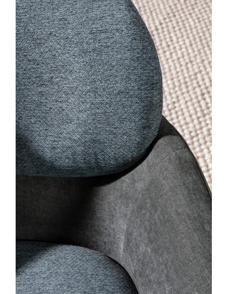 Silla con brazos de diseño moderno NURE tapizado combi