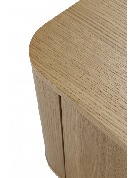 Móvel TV minimalista moderno PADOC 180 em carvalho