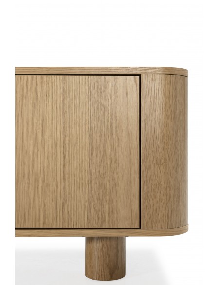 Móvel TV minimalista moderno PADOC 180 em carvalho