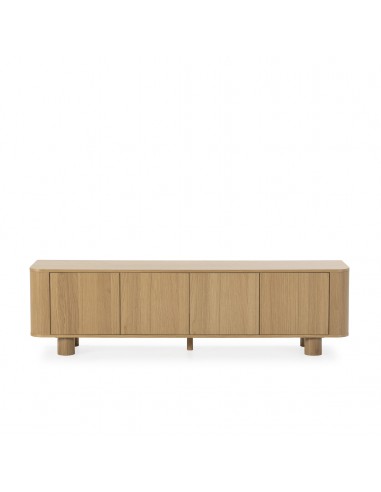 Móvel TV minimalista moderno PADOC 180 em carvalho