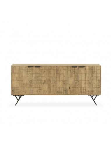 Aparador étnico PRIYA, 175 x 78 cm, madeira de...