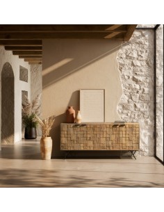 Aparador étnico PRIYA, 175 x 78 cm, madeira de mangueira... 2