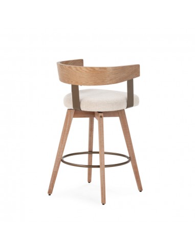 Banqueta giratória nórdica ILIA, carvalho...