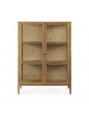 Vitrina diseño mediterráneo CECI 90, roble con...