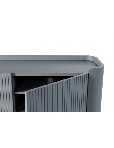 Móvel TV de Design WILLA 180 cm lacado azul