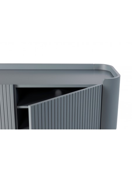 Móvel TV de Design WILLA 180 cm lacado azul