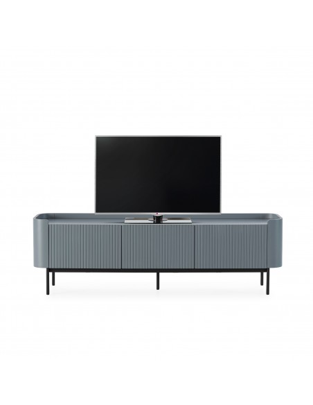 Mueble de TV de diseño WILLA 180 cm lacado azul