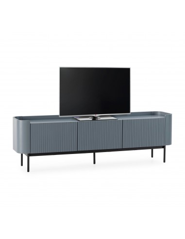 Mueble de TV de diseño WILLA 180 cm lacado azul