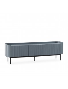 Móvel TV de Design WILLA 180 cm lacado azul
