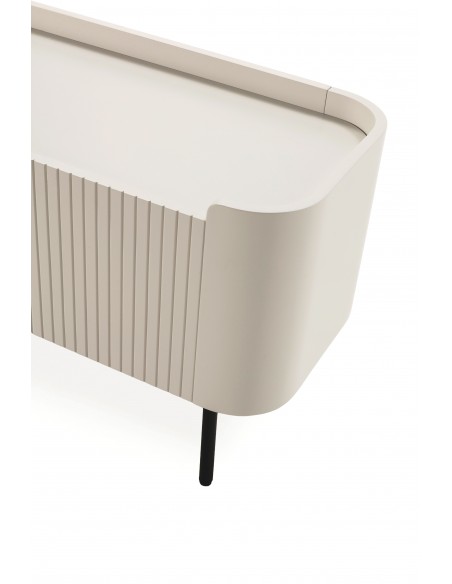 Móvel TV WILLA 180 com design minimalista lacado a creme.